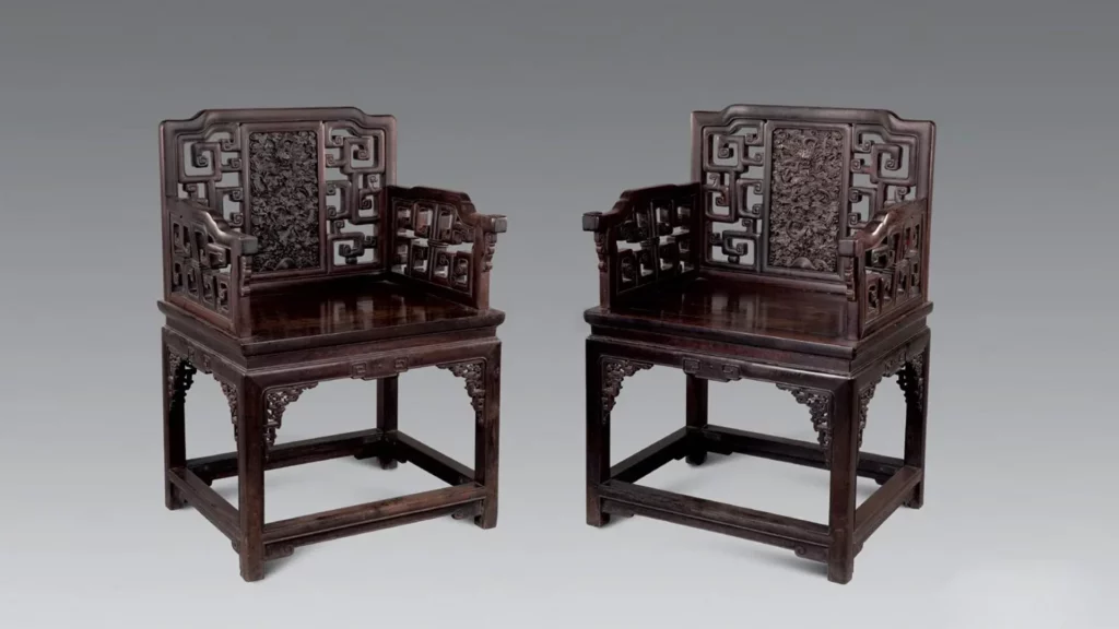 Chairs made of Little-Leaf Red Sandalwood