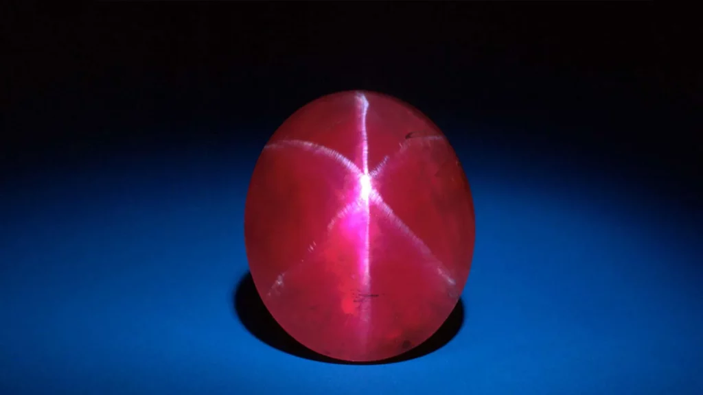 Rosser Reeves Star Ruby：重138.70克拉，保存於史密森尼學會