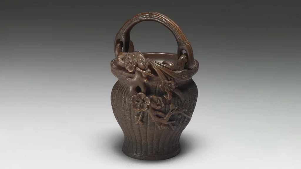 Carved Rhino Horn Flower Basket | Qing Dynasty, 18th Century