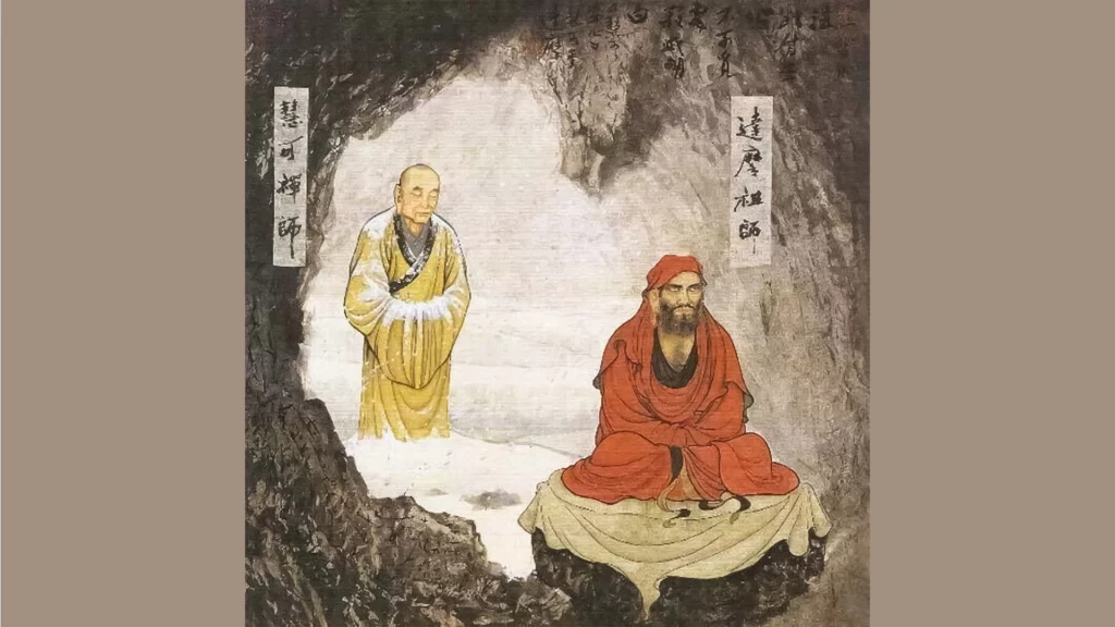 The Second Patriarch Huike and Bodhidharma