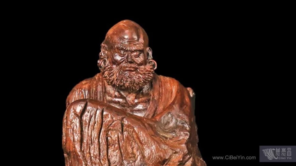 Red Sandalwood Statue of Bodhidharma