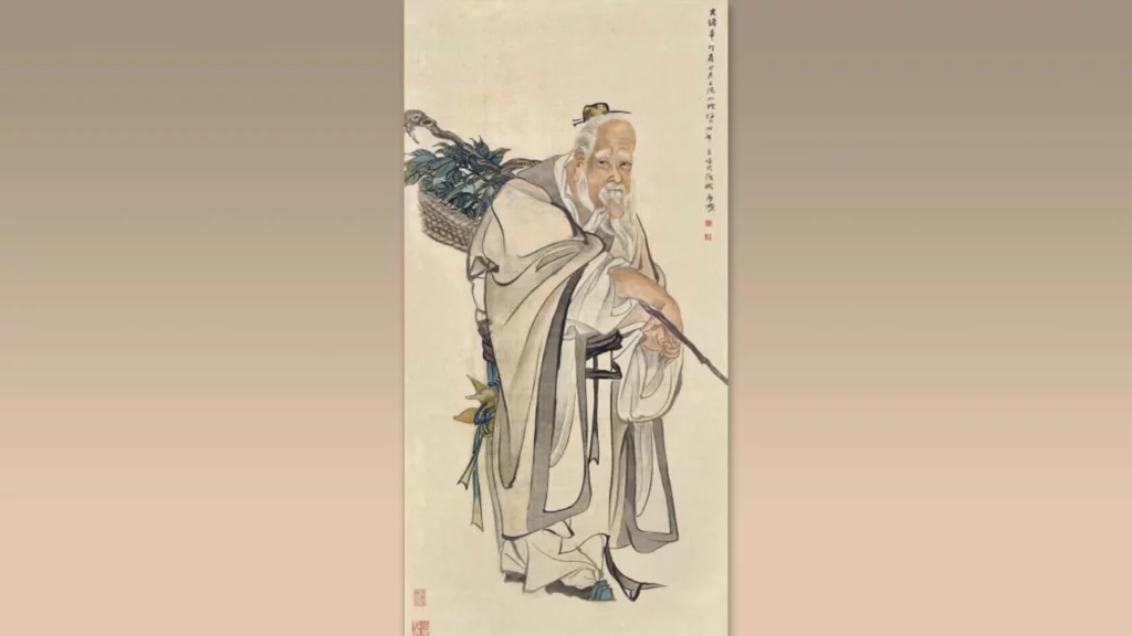 任伯年《東方朔》