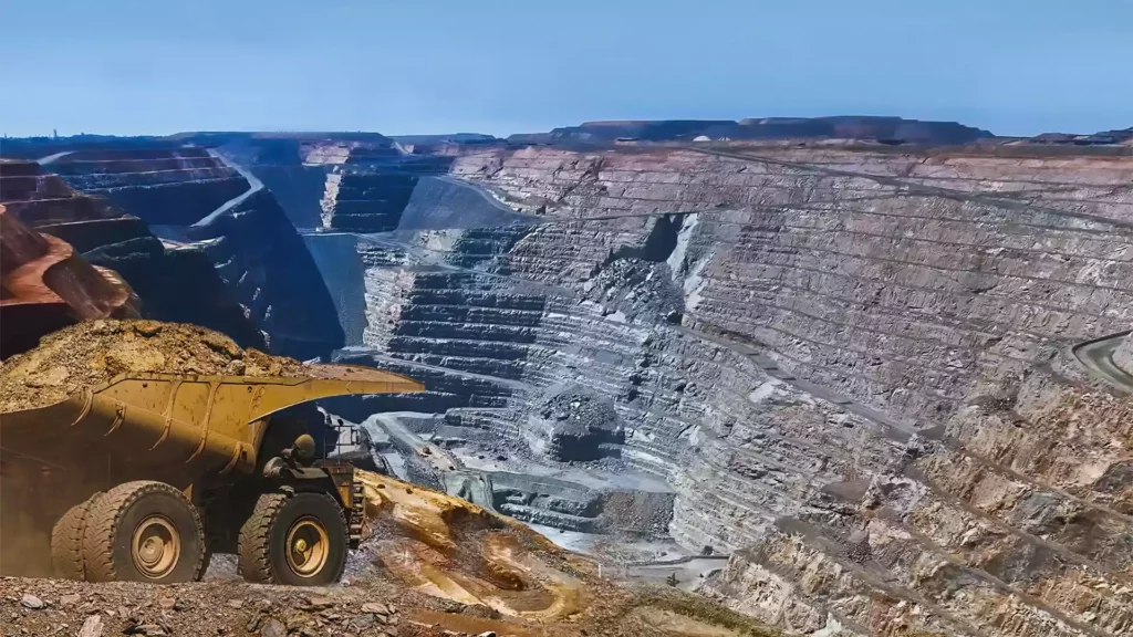 岩金礦與砂金礦的開採，對地形、地貌造成嚴重的破壞。