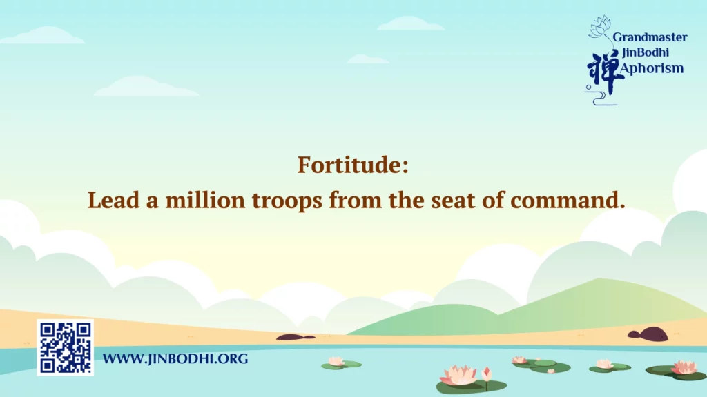 Fortitude: Lead a million troops from the seat of command.