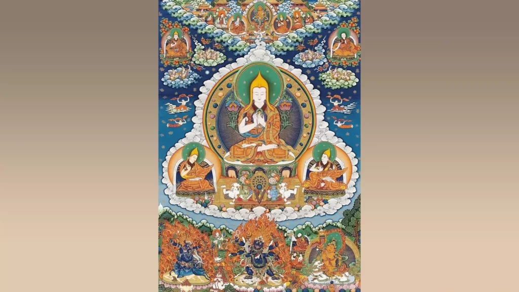 Ganden Monastery Thangka