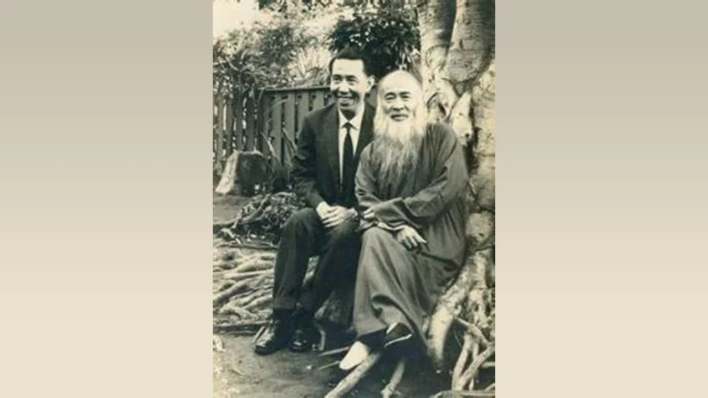 孫雲生與張大千合照