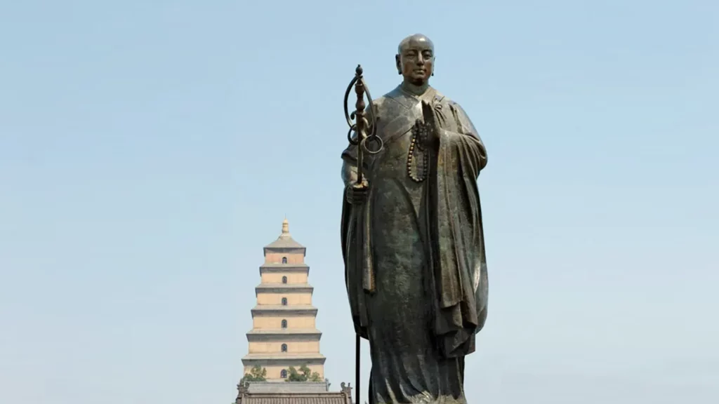 位於陝西西安的玄奘雕像
