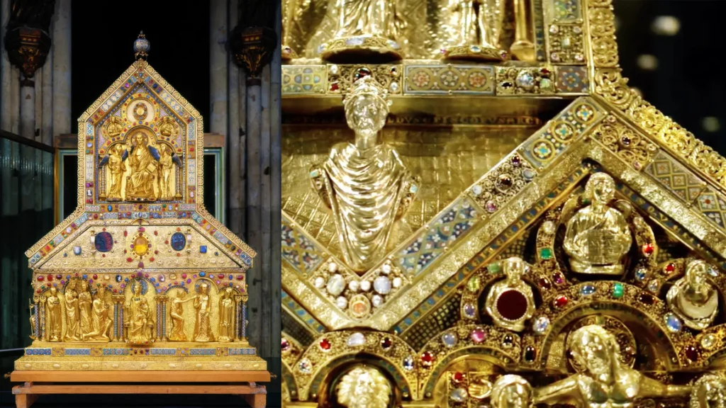 裝飾在德國科隆大教堂內的橄欖石