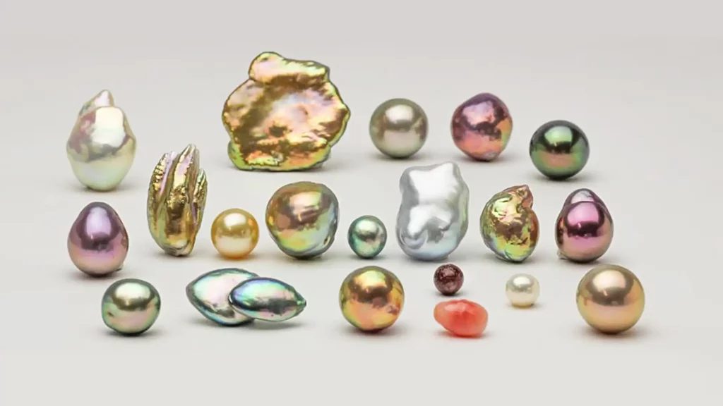 各種形狀的珍珠