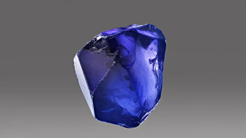 藍寶石原礦標本