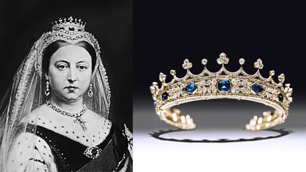 艾伯特親王親自設計送給英國維多利亞女王的小藍皇冠