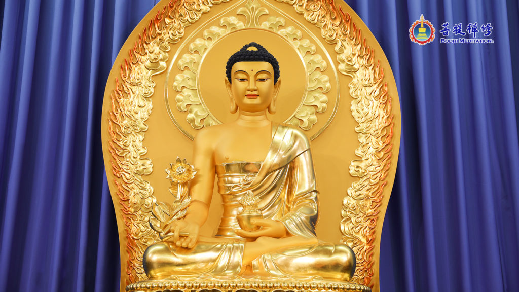 馬來西亞吉隆坡菩提禪堂中的藥師佛像