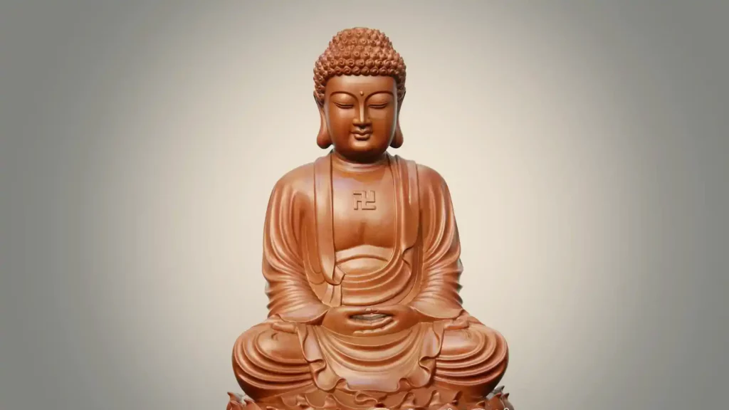 阿彌陀佛像-肖楠木雕