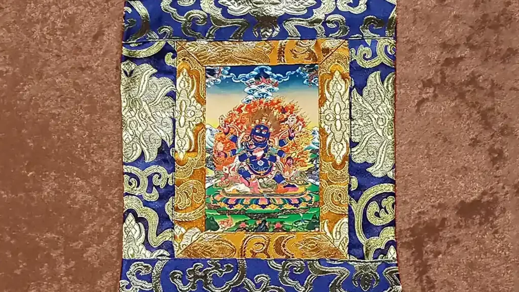 大黑天護法神唐卡