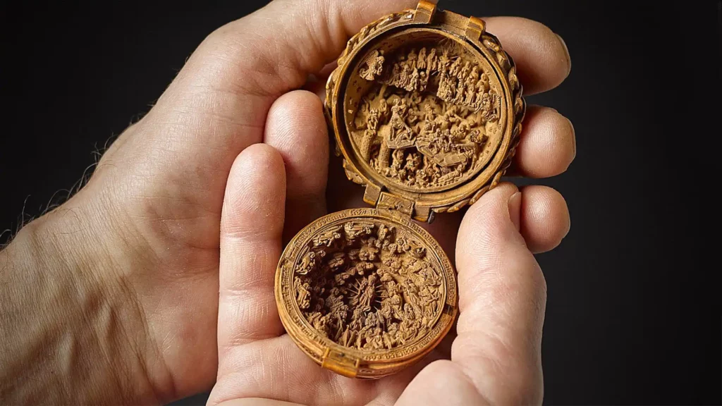 超微型黃楊木雕宗教藝術品