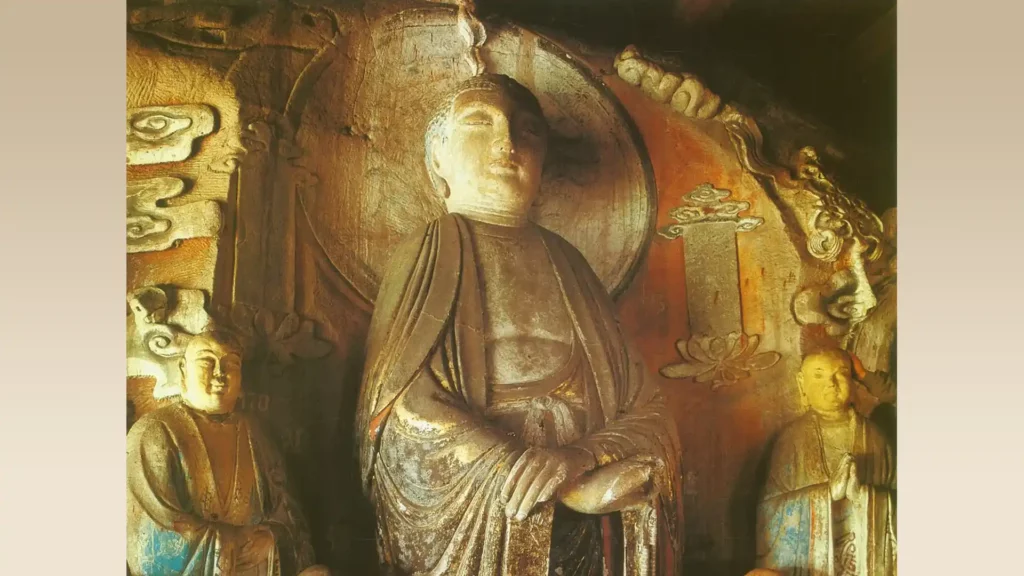 道信大師石雕像(中間)