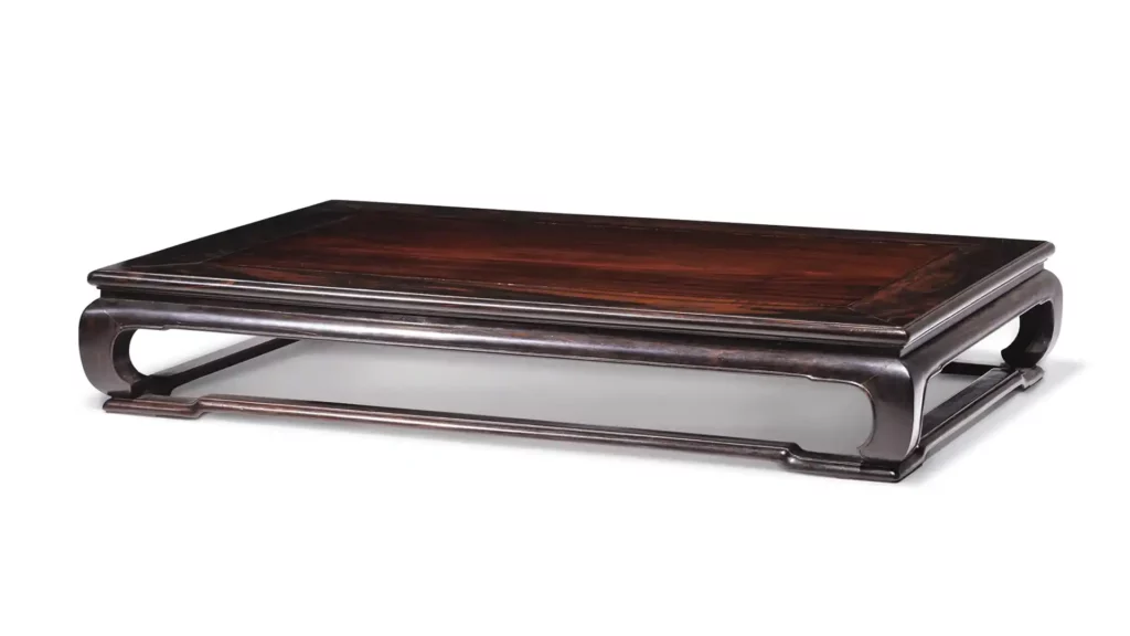 清初 烏木長方几