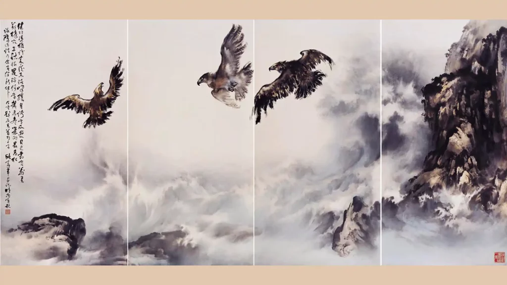 歐豪年山水畫作品