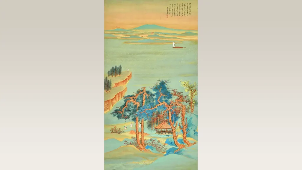 張大千仿王希孟作《千里江山圖》