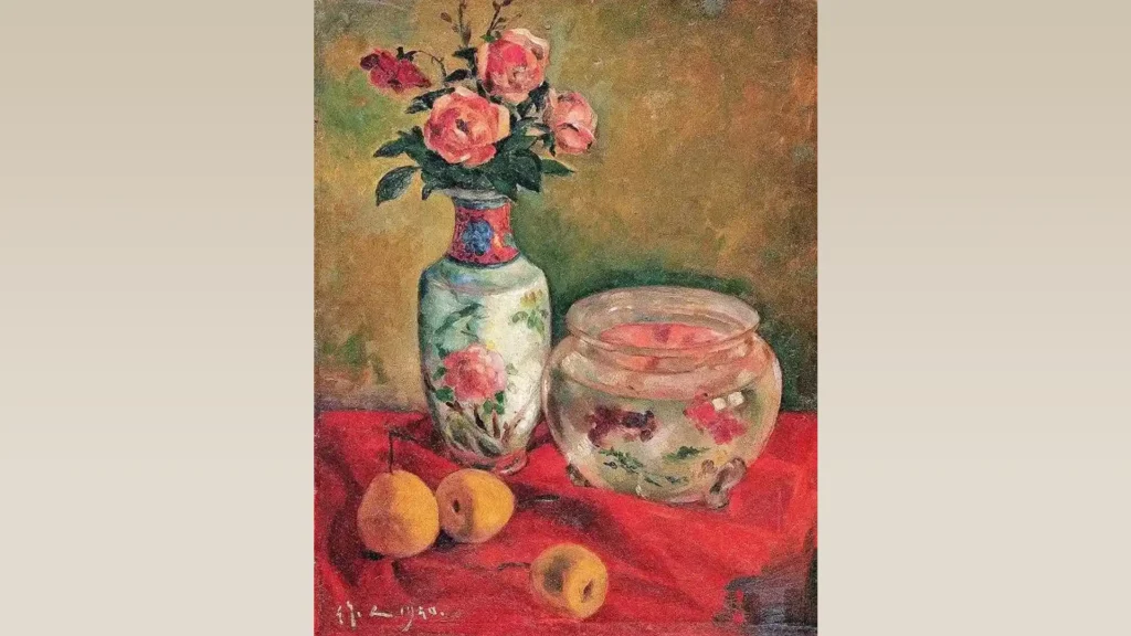 吳作人的靜物寫生