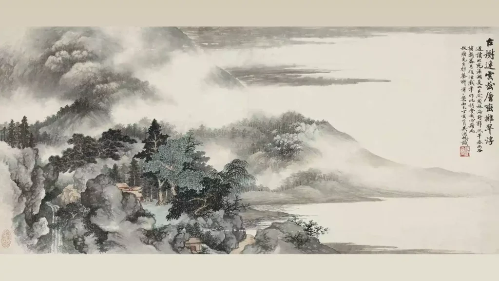 吳湖帆的作品《山路松聲》