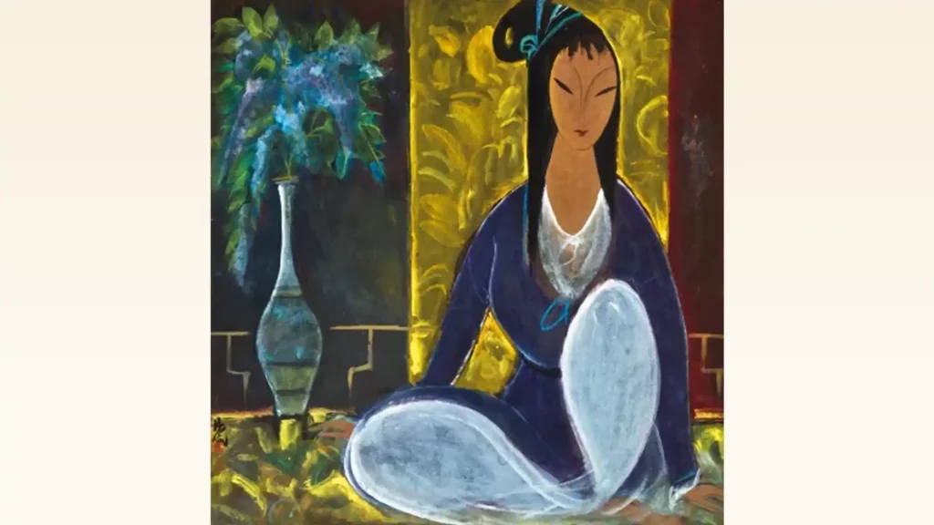 林風眠作品《仕女》