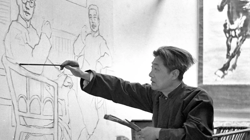 中國現代美術事業的奠基者，徐悲鴻