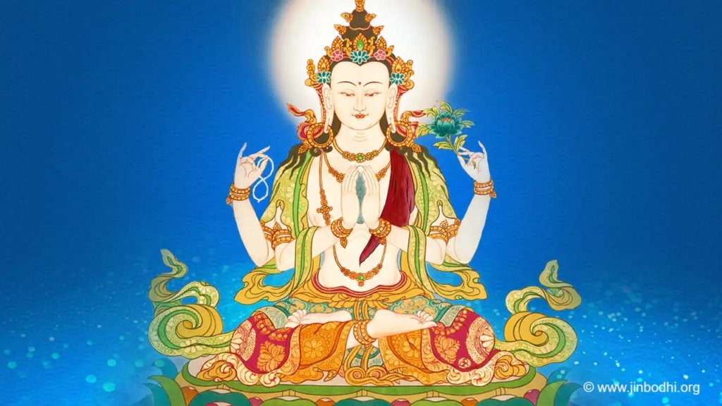 诚心诵念观世音菩萨圣号,便可获得菩萨的吉祥护佑