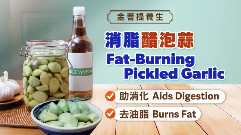 金菩提养生,消脂醋泡蒜