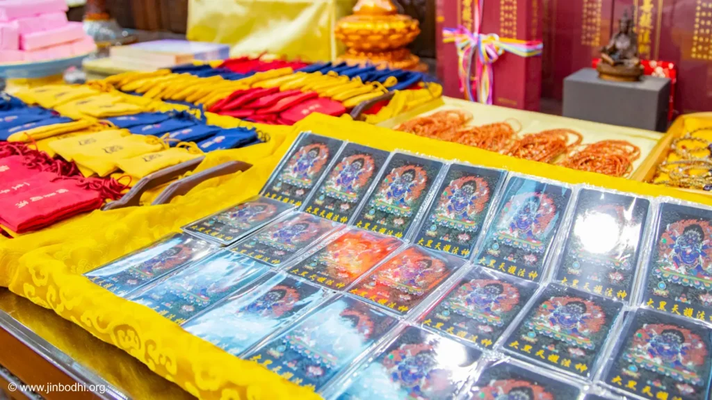 A thangka of Mahakala Deity distributed by Bodhi Meditation.  